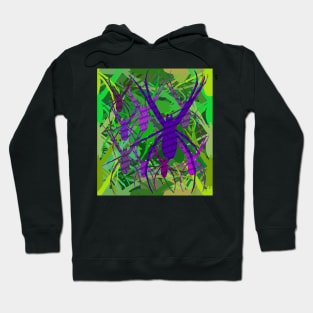 Arachnophobia Green Purple Hoodie